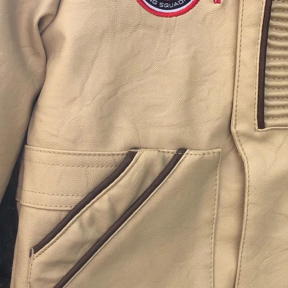 Disney store Star Wars faux leather Finn pilot jacket for kids - Picture 5 of 15